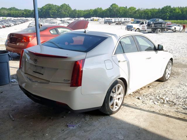 1G6AA5RA5E0128318 - 2014 CADILLAC ATS WHITE photo 4