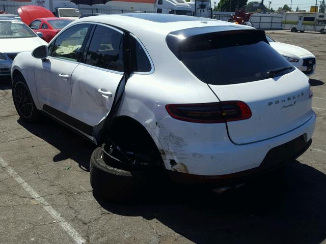 WP1AB2A55FLB54424 - 2015 PORSCHE MACAN S WHITE photo 3