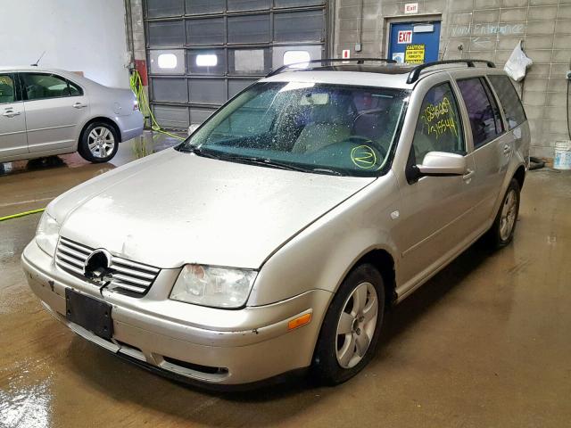 WVWSR61J64W142977 - 2004 VOLKSWAGEN JETTA GLS TAN photo 2