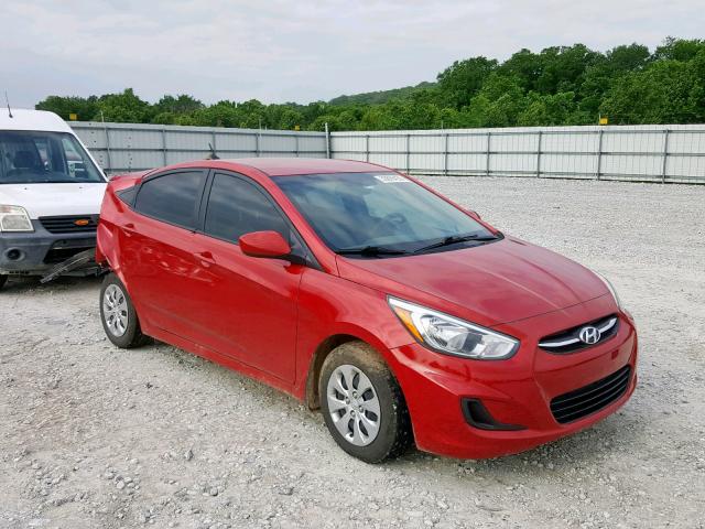 KMHCT4AE7HU248672 - 2017 HYUNDAI ACCENT SE RED photo 1