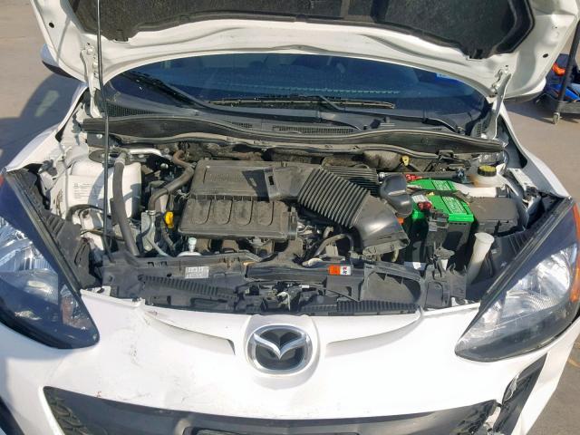 JM1DE1KZ5E0183830 - 2014 MAZDA MAZDA2 SPO WHITE photo 7