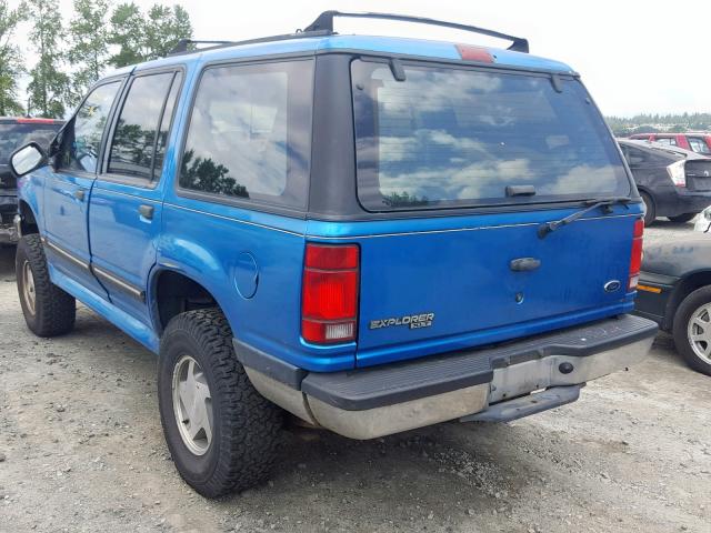 1FMDU34X5RUC86072 - 1994 FORD EXPLORER BLUE photo 3