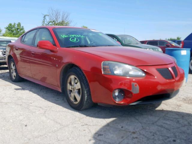 2G2WP552161249356 - 2006 PONTIAC GRAND PRIX RED photo 1