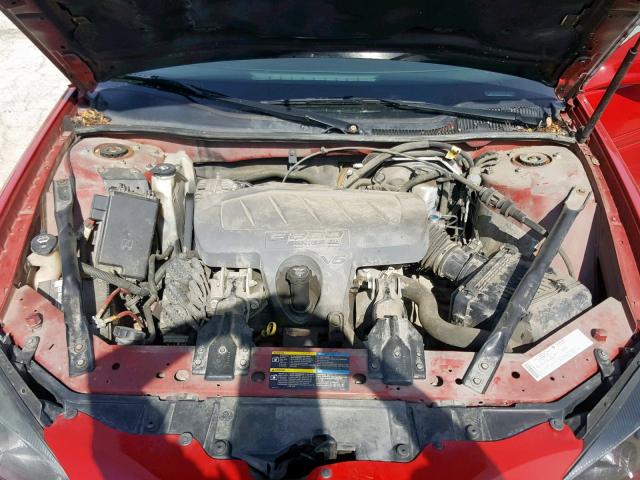2G2WP552161249356 - 2006 PONTIAC GRAND PRIX RED photo 7