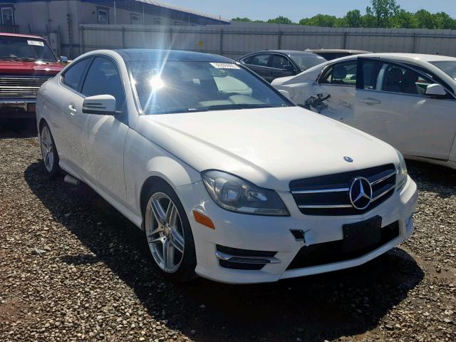 WDDGJ8JB6EG199845 - 2014 MERCEDES-BENZ C 350 4MAT WHITE photo 1