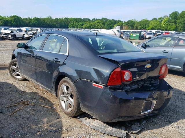 1G1ZC5EB0AF103528 - 2010 CHEVROLET MALIBU 1LT BLACK photo 3