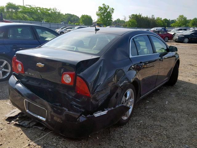 1G1ZC5EB0AF103528 - 2010 CHEVROLET MALIBU 1LT BLACK photo 4