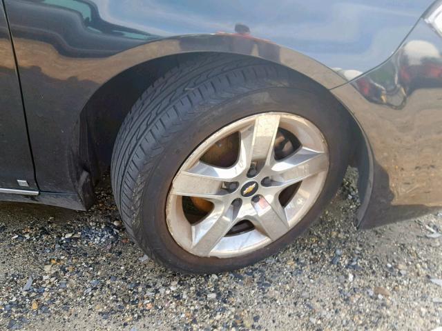 1G1ZC5EB0AF103528 - 2010 CHEVROLET MALIBU 1LT BLACK photo 9