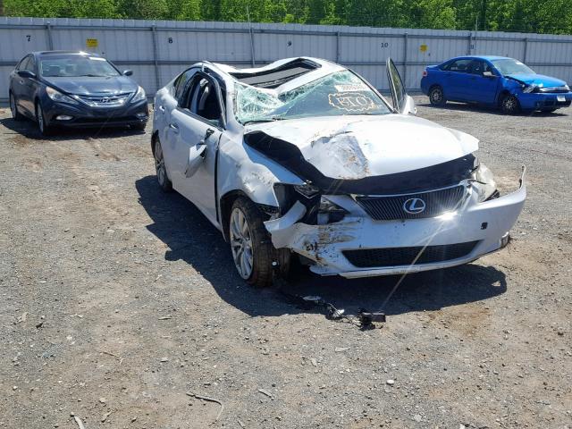 JTHCK262785018360 - 2008 LEXUS IS 250 WHITE photo 1