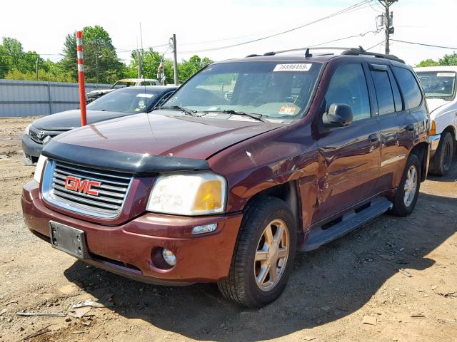 1GKDT13SX72200611 - 2007 GMC ENVOY BURGUNDY photo 2