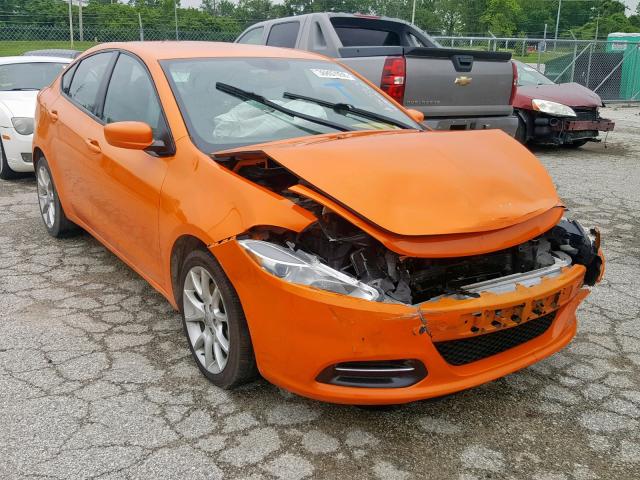 1C3CDFBA8DD171432 - 2013 DODGE DART SXT ORANGE photo 1