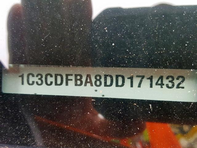 1C3CDFBA8DD171432 - 2013 DODGE DART SXT ORANGE photo 10