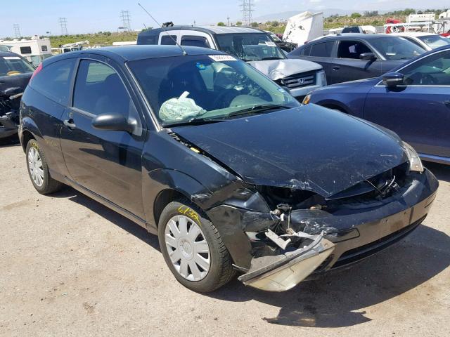 1FAFP31N47W115036 - 2007 FORD FOCUS ZX3 BLACK photo 1