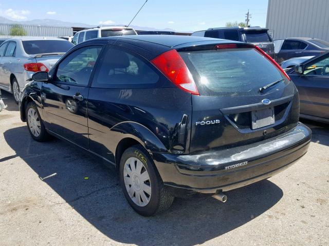 1FAFP31N47W115036 - 2007 FORD FOCUS ZX3 BLACK photo 3