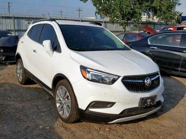 KL4CJASB9JB593999 - 2018 BUICK ENCORE PRE WHITE photo 1