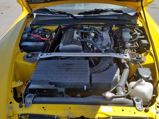 JHMAP11411T005729 - 2001 HONDA S2000 YELLOW photo 7