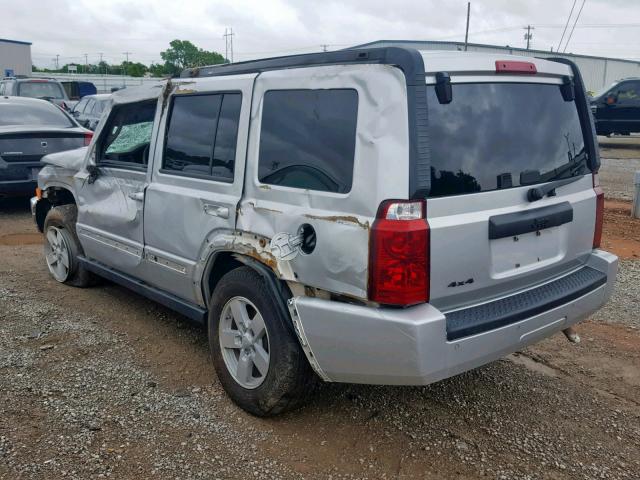 1J8HG48K77C697647 - 2007 JEEP COMMANDER 银色 照片 3