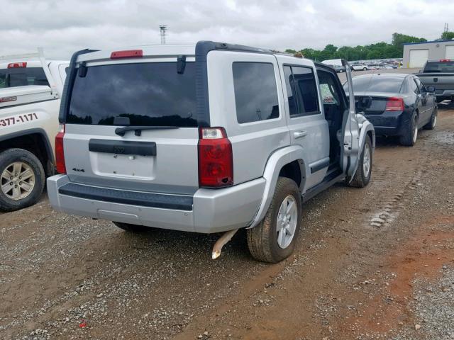 1J8HG48K77C697647 - 2007 JEEP COMMANDER 银色 照片 4