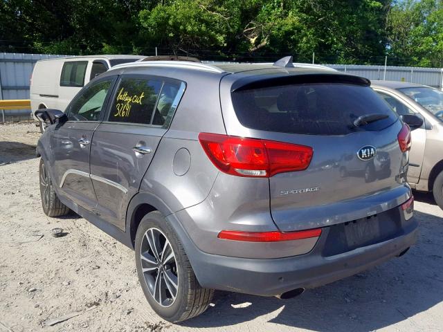 KNDPCCA69G7817155 - 2016 KIA SPORTAGE E GRAY photo 3