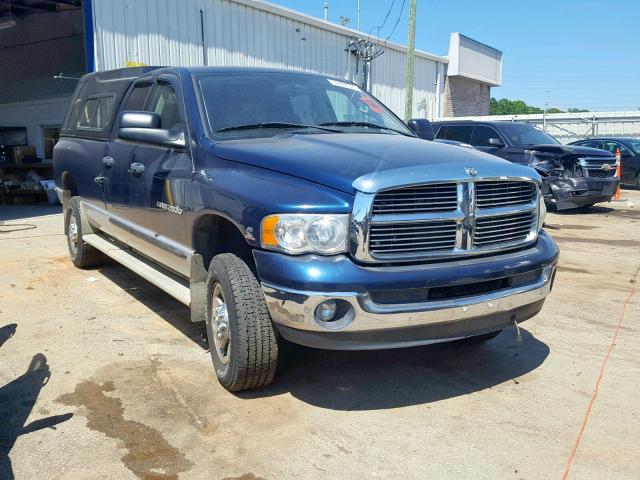 3D7KU28C33G824040 - 2003 DODGE RAM 2500 S BLUE photo 1