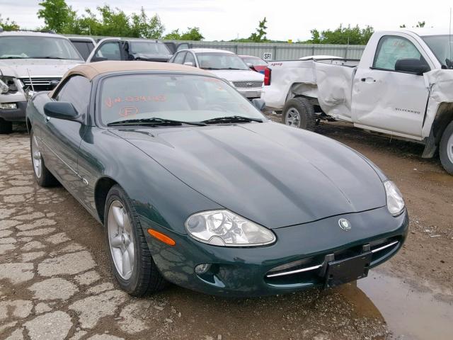 SAJGX2040XC039125 - 1999 JAGUAR XK8 GREEN photo 1