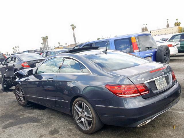 WDDKJ5KB8EF258634 - 2014 MERCEDES-BENZ E 350 GRAY photo 3