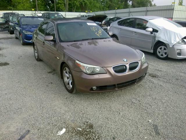 WBANE535X7CY05859 - 2007 BMW 525 I BROWN photo 1