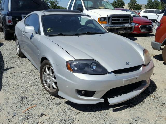 KMHHM65D06U210570 - 2006 HYUNDAI TIBURON GS SILVER photo 1