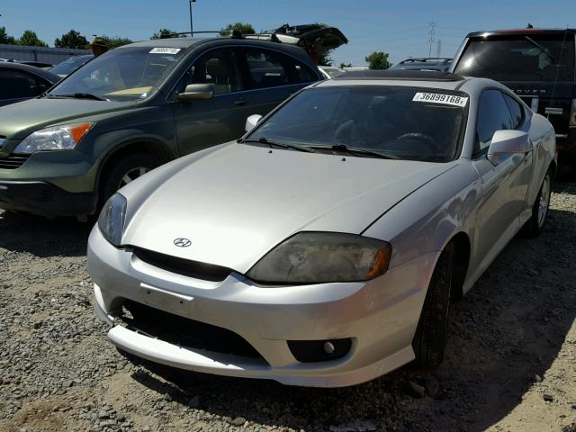 KMHHM65D06U210570 - 2006 HYUNDAI TIBURON GS SILVER photo 2