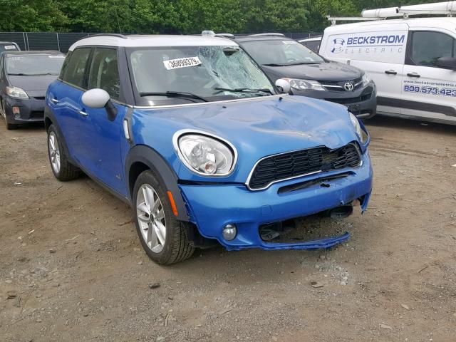 WMWZC5C57DWP33035 - 2013 MINI COOPER S C BLUE photo 1