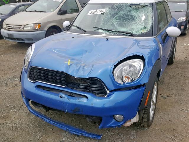 WMWZC5C57DWP33035 - 2013 MINI COOPER S C BLUE photo 9