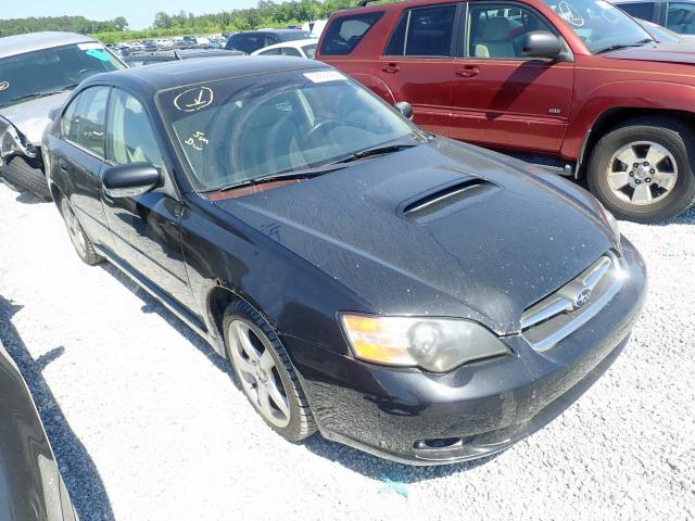 4S3BL676954214126 - 2005 SUBARU LEGACY GT BLACK photo 1