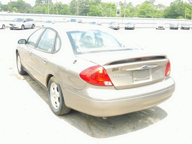 1FAFP55S83A149032 - 2003 FORD TAURUS SES TAN photo 3