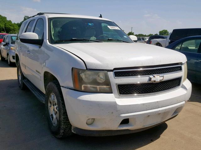 1GNFC13017R366307 - 2007 CHEVROLET TAHOE C150 WHITE photo 1