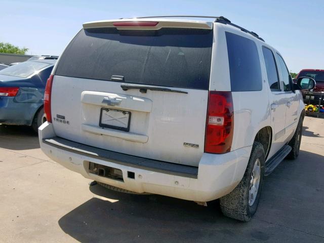 1GNFC13017R366307 - 2007 CHEVROLET TAHOE C150 WHITE photo 4