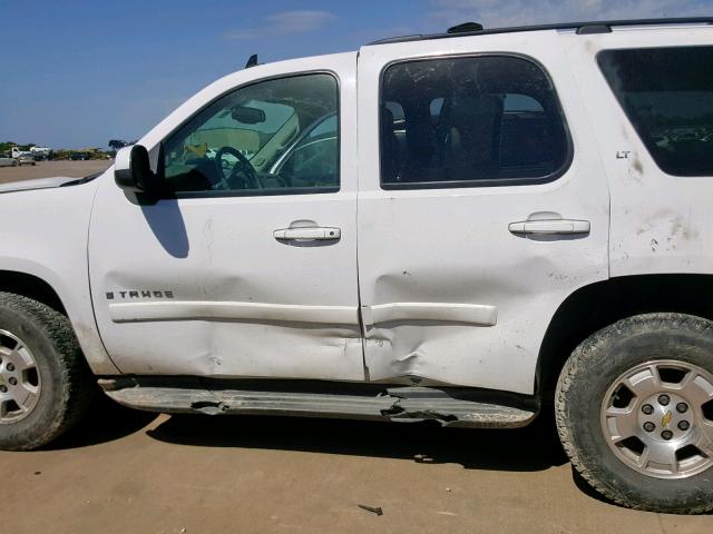 1GNFC13017R366307 - 2007 CHEVROLET TAHOE C150 WHITE photo 9