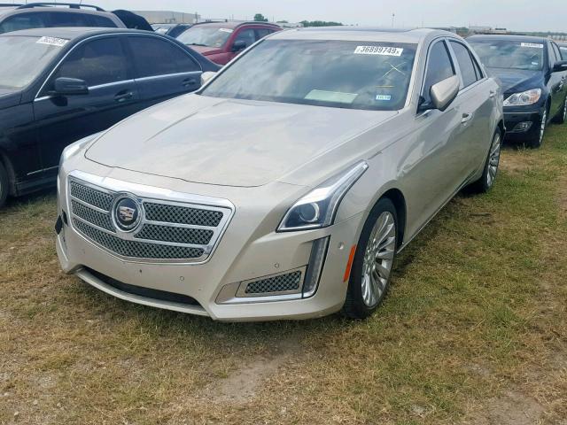 1G6AT5SX2E0134506 - 2014 CADILLAC CTS PREMIU GOLD photo 2