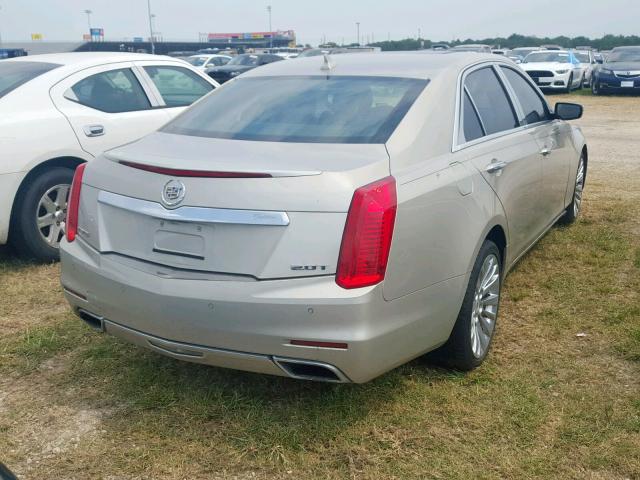 1G6AT5SX2E0134506 - 2014 CADILLAC CTS PREMIU GOLD photo 4