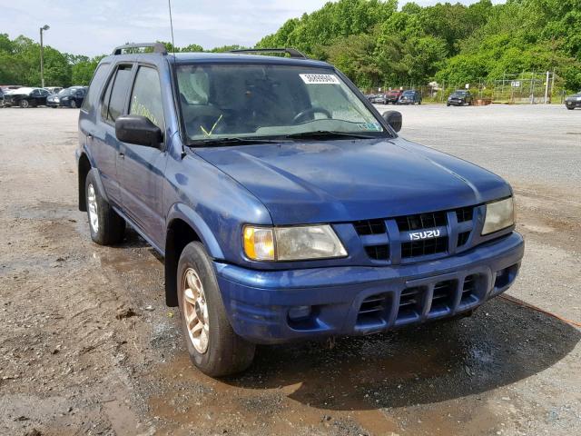 4S2DM58W744315943 - 2004 ISUZU RODEO S BLUE photo 1