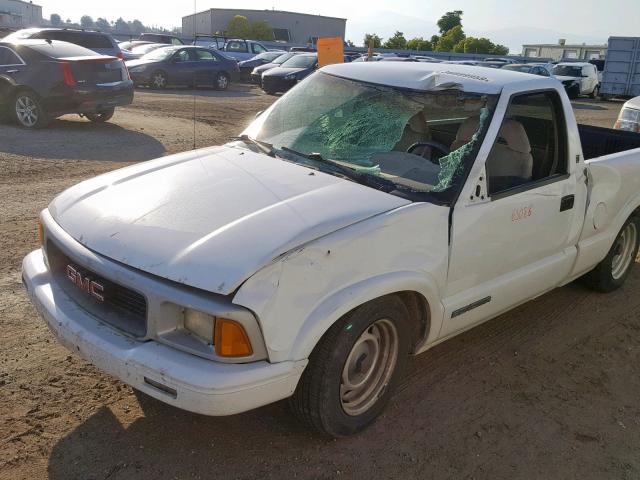 1GTCS14X1TK528787 - 1996 GMC SONOMA WHITE photo 9