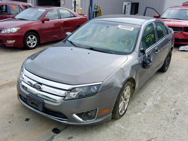 3FAHP0JA7BR114950 - 2011 FORD FUSION SEL CHARCOAL photo 2
