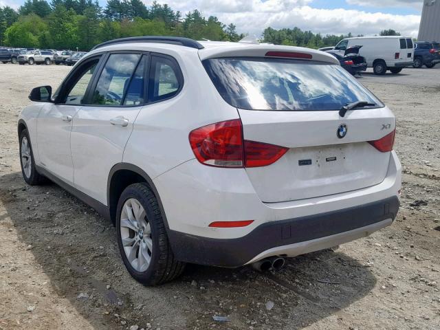 WBAVL1C51EVY17494 - 2014 BMW X1 XDRIVE2 WHITE photo 3