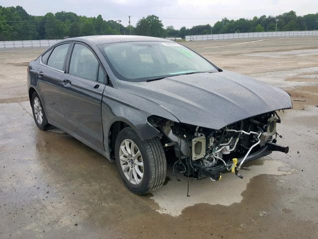 3FA6P0G71HR290579 - 2017 FORD FUSION S GRAY photo 1