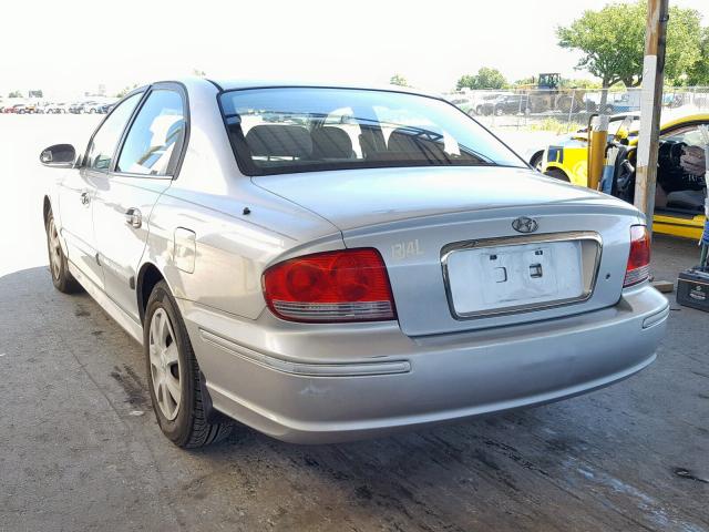 KMHWF25S55A152061 - 2005 HYUNDAI SONATA GL SILVER photo 3