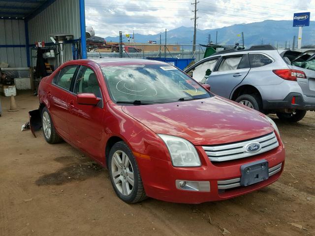 3FAHP08Z08R250258 - 2008 FORD FUSION SEL RED photo 1