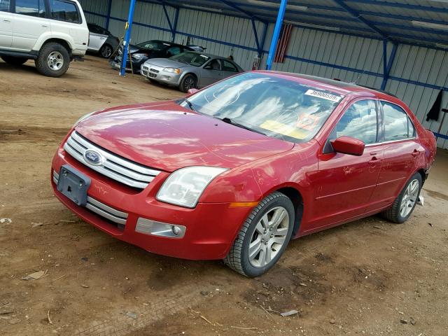 3FAHP08Z08R250258 - 2008 FORD FUSION SEL RED photo 2