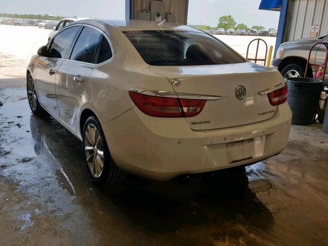 1G4PR5SK0E4164697 - 2014 BUICK VERANO CON WHITE photo 3