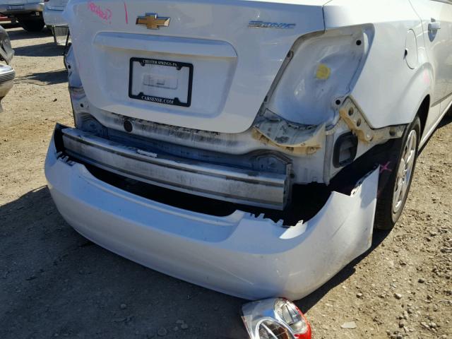 1G1JB5SH9E4160417 - 2014 CHEVROLET SONIC LS 白色 照片 9