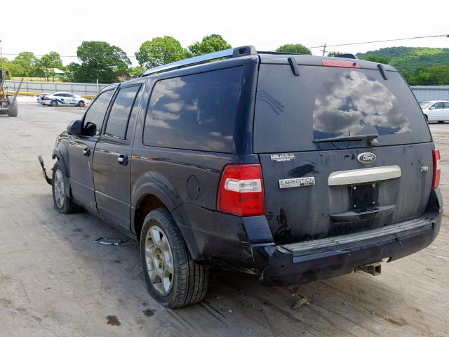 1FMJK1K50DEF16330 - 2013 FORD EXPEDITION BLACK photo 3