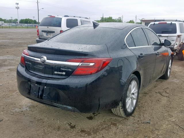 2G4GV5EK8F9155316 - 2015 BUICK REGAL BLACK photo 4